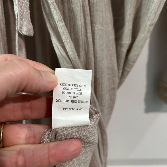 Rebellion Again Embroidered Lace Cardigan Sz M Lightweight Maxi Duster Boho Y2K - Picture 11 of 11